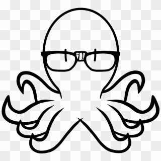 The Nerdy Octopus, HD Png Download