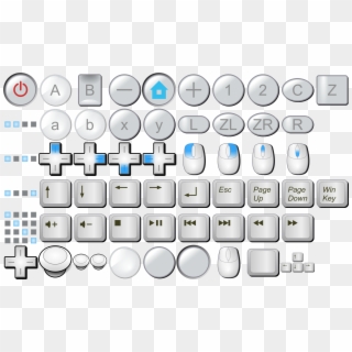 This Free Icons Png Design Of Wii Buttons, Mouse Buttons,, Transparent Png