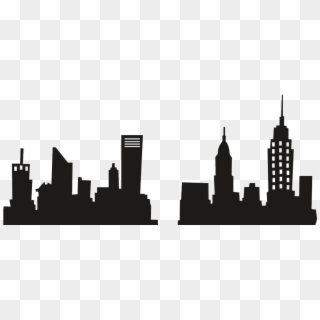 Jpg Library Download City Skyline Clipart Black And - New York City Department Of Buildings, HD Png Download