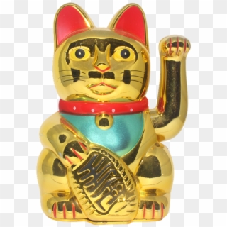 Lucky, Cat, Japanese, Chinese, Beckon, Beckoning - Lucky Chinese Cat Png, Transparent Png