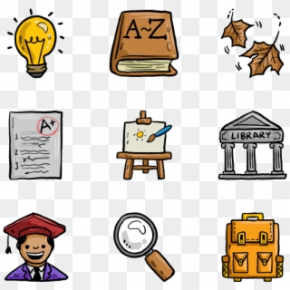 Back To School - Western Icons Png, Transparent Png