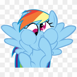 Rainbow Derp Vector By Mylittleluckywish - My Little Pony Hi, HD Png Download