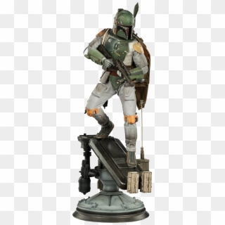 26 Boba Fett Premium Format™ Figure By Sideshow Collectibles - ボバ フェット 帝国 の 逆襲, HD Png Download