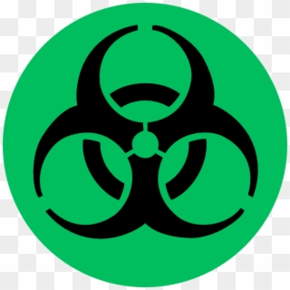 Biohazard Symbol Clipart Green - Biohazard Symbol, HD Png Download