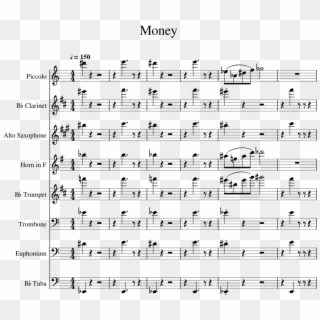 Money/drip By Cardi B Updated - Kiss It Better Sheet Music, HD Png Download