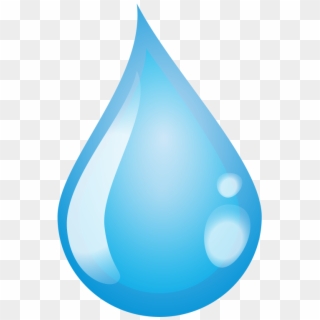Picture Free Library Drops Clipart One Water - Water Drop Transparent Background, HD Png Download