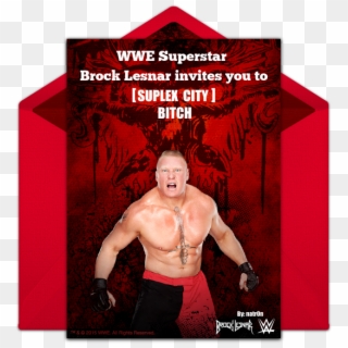 Brock Lesners Ecard - Barechested, HD Png Download