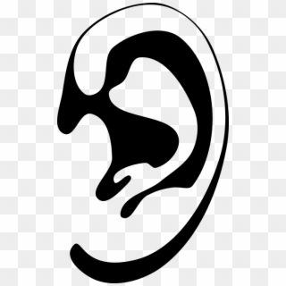 Ear, Hearing, Listening - Ear Silhouette Png, Transparent Png