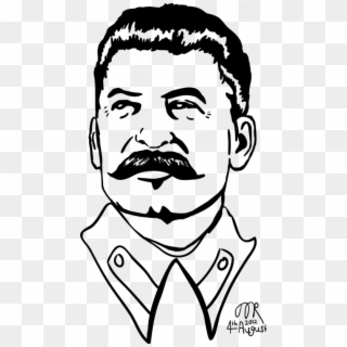Stalin Drawing - Stalin Face Drawing, HD Png Download