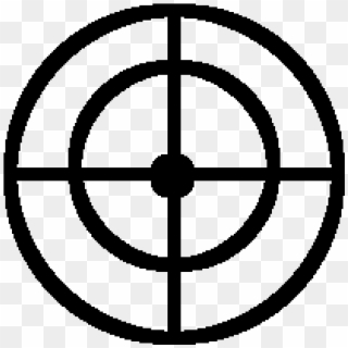 Crosshair - Aim Icon Png, Transparent Png