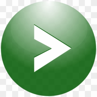 Play Green Button Arrow Clip Art - Green Arrow Button Png, Transparent Png