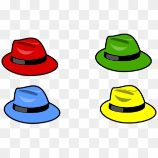 Six Thinking Hats Clothing Clip Art - Six Thinking Hats Png, Transparent Png