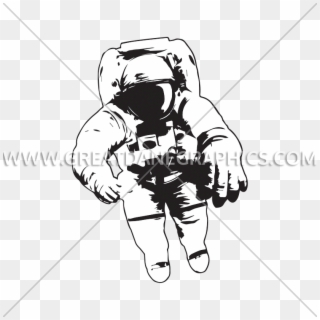 Graphic Library Library Astronaut Line At Getdrawings - Illustration, HD Png Download