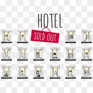 Sold Out Clipart Hotel - Hotel Sold Out Png, Transparent Png