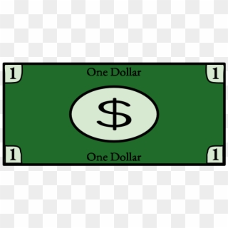 One Dollar Bill, 1, Single, Png - Sign, Transparent Png