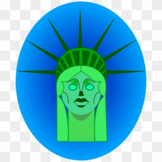 Statue Of Liberty Uncle Sam Symbol - Circle, HD Png Download