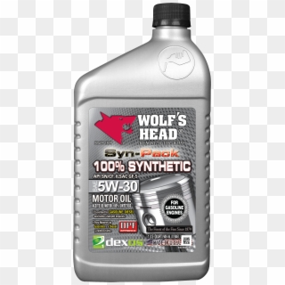 Wolf's Head 100% Synthetic 5w-30 - Aceite Wolf's Head Sintetico, HD Png Download