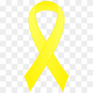 Yellow Awareness Ribbon Clipart - Gifs De Padre De Familia, HD Png Download