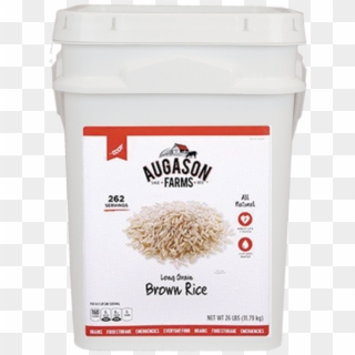 Augason Farms® Brown Rice Bucket - Augason Farms, HD Png Download