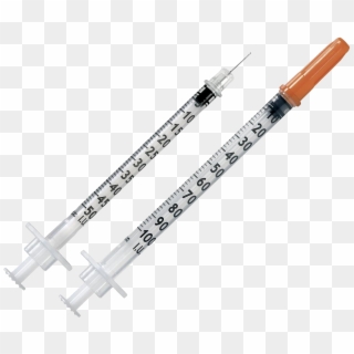 Syringe Needle Download Png Image - Bd Insulin Syringe Ultra Fine 1 Ml, Transparent Png