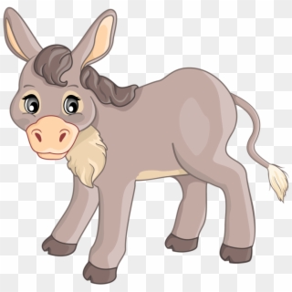 Image Free Donkey Clipart Fiesta - Clipart Farm Animals Funny Donkey, HD Png Download