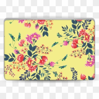 Yellow Spring Flowers Skin Laptop - Wallet, HD Png Download