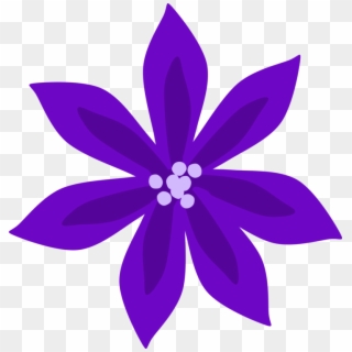Purple Flower Lilium Lilac Arum-lily - Purple Clip Art Flowers, HD Png Download