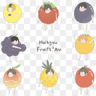 Haikyuu Fruits Icon 🍎🍋🍇 Previous Icons - Cartoon, HD Png Download