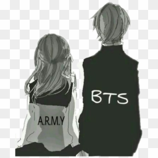 Bts Army Girl Boy Icon Overlay Sticker Tumblr Useit, HD Png Download