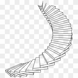Stairs Clipart Spiral Staircase - Spiral Stair Clipart Png, Transparent Png