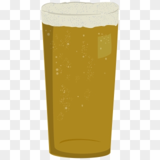 Straight Beer Glass - Pint Glass, HD Png Download
