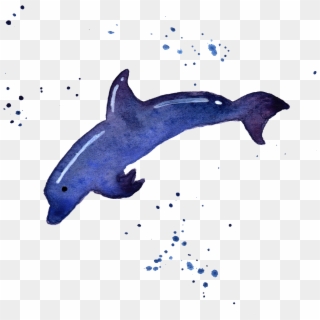 Transparent Whale Watercolor Png Download - Watercolor Sea Animals Transparent, Png Download