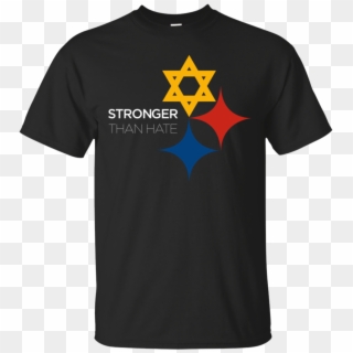 Stronger Than Hate Iconic Pittsburgh Steelers Logo - Pittsburgh Stronger Than Hate Shirt, HD Png Download