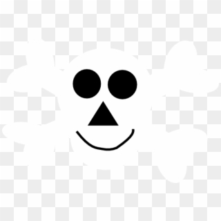 Free Png Download Smiling Skull And Crossbones Png - Smiling Skull And Crossbones, Transparent Png