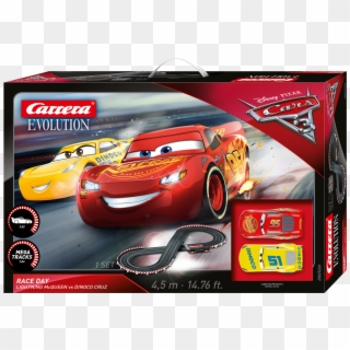 25226 Carrera Evolution Disney Pixar Cars 3 Race Day - Cars Carrera, HD Png Download