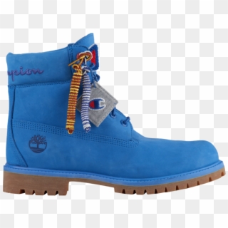 Timberland X Champion 6 Premium Boots - Blue Champion Tims Boots, HD Png Download