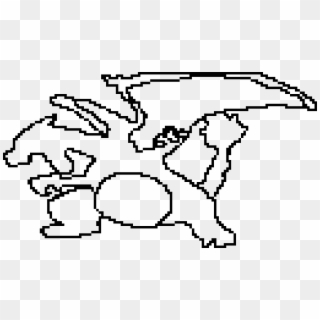 Pixilart-local - Pokemon Black And White Outline, HD Png Download