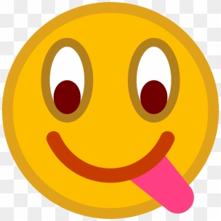 Open - Emoticon Tongue, HD Png Download