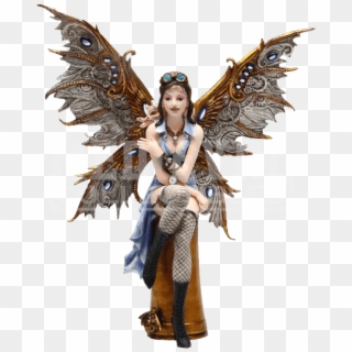 Steampunk Fairy Statue, HD Png Download