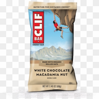 White Chocolate Macadamia Nut Flavor - Clif Bar White Chocolate Macadamia Nut, HD Png Download