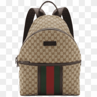 Free Png Download Gucci Original Gg Canvas Backpack - Brown Gucci Backpack, Transparent Png