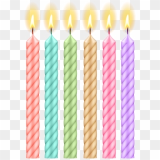 Birthday Candle Green Png, Transparent Png