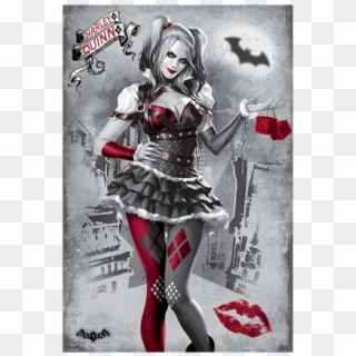 Arkham Knight - Harley Quinn Poster Kmart, HD Png Download