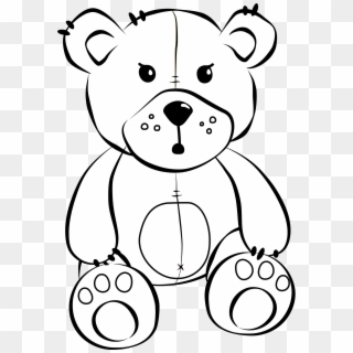 Clip Art Images - White Teddy Bear Cartoon, HD Png Download