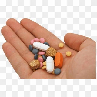 Pills Png Clipart - Medicine In Hand Png, Transparent Png