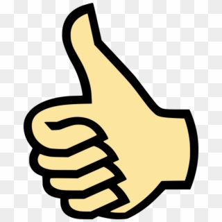 Symbol Thumbs Up Color - Simple Thumbs Up Drawing, HD Png Download