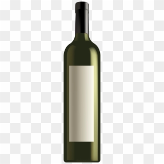 Green Wine Bottle Png Clipart - Green Wine Bottle Png, Transparent Png