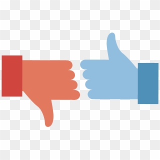 Thumbs Up Down - Like And Dislike Icon, HD Png Download