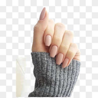 Nail Png Image - Short Acrylic Nude Nails, Transparent Png -  736x920(#984733) - PngFind