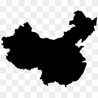 Map Of China Svg Png Icon Free Download 218433 Onlinewebfonts - China Flag Map, Transparent Png